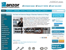 Tablet Screenshot of anzor.com.au