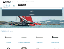 Tablet Screenshot of anzor.co.nz